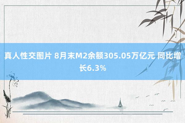 真人性交图片 8月末M2余额305.05万亿元 同比增长6.3%