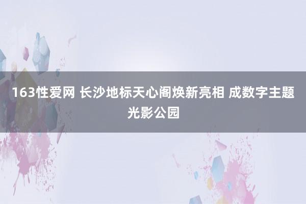 163性爱网 长沙地标天心阁焕新亮相 成数字主题光影公园