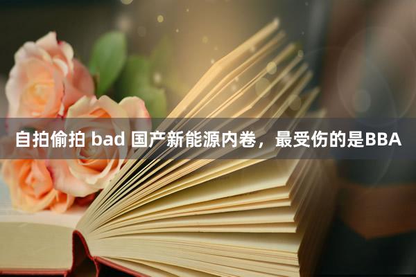 自拍偷拍 bad 国产新能源内卷，最受伤的是BBA