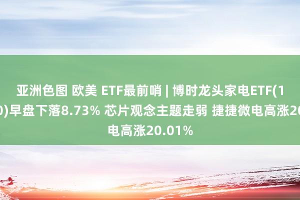 亚洲色图 欧美 ETF最前哨 | 博时龙头家电ETF(159730)早盘下落8.73% 芯片观念主题走弱 捷捷微电高涨20.01%