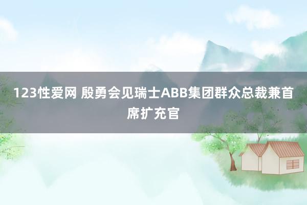 123性爱网 殷勇会见瑞士ABB集团群众总裁兼首席扩充官