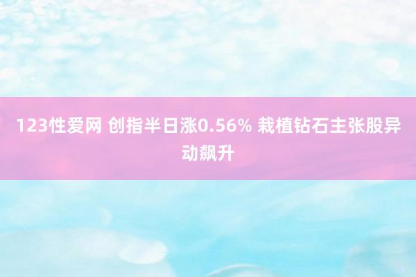 123性爱网 创指半日涨0.56% 栽植钻石主张股异动飙升