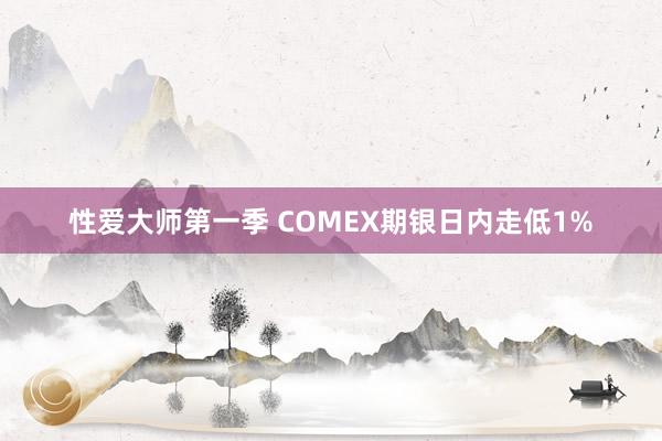 性爱大师第一季 COMEX期银日内走低1%