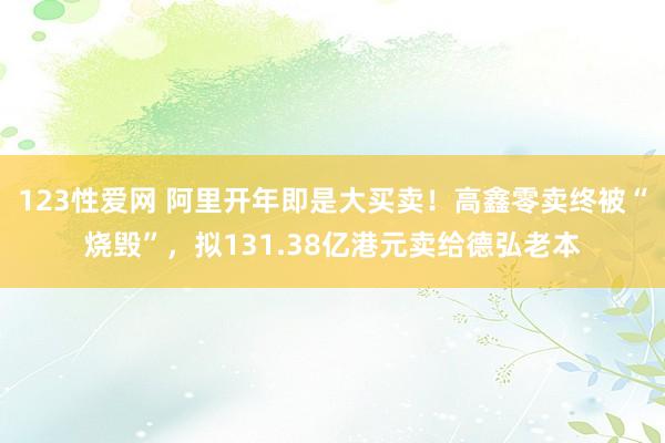 123性爱网 阿里开年即是大买卖！高鑫零卖终被“烧毁”，拟131.38亿港元卖给德弘老本