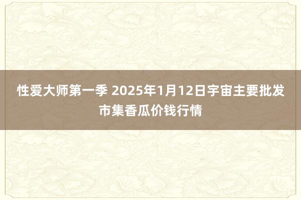 性爱大师第一季 2025年1月12日宇宙主要批发市集香瓜价钱行情